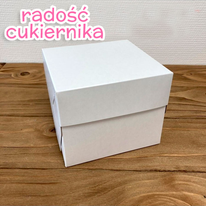 Pudełko na bento tort i inne desery 12x12x10 cm 