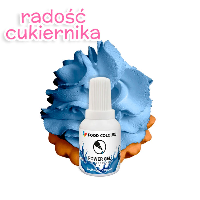 Barwnik w żelu Food Colours Power Gel 20 g, niebieski  