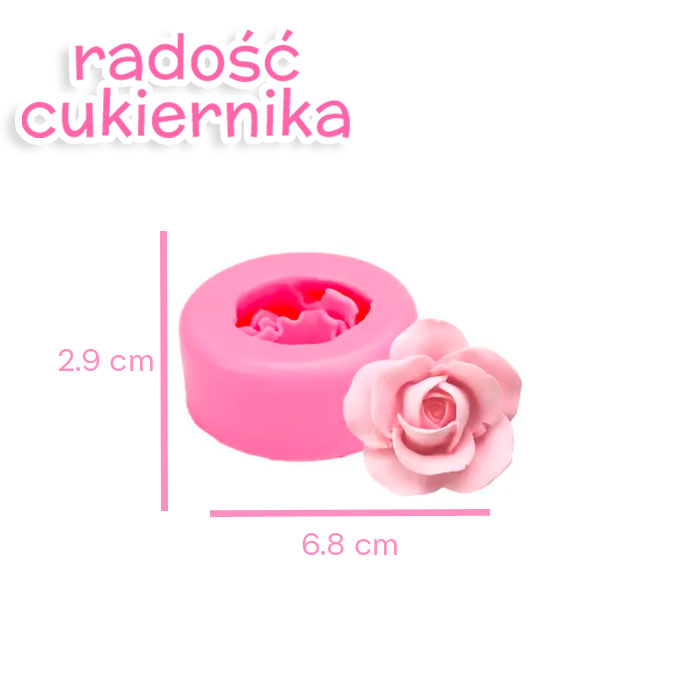Forma silikonowa "Kwiatek", 2,9 x 6,8 cm 