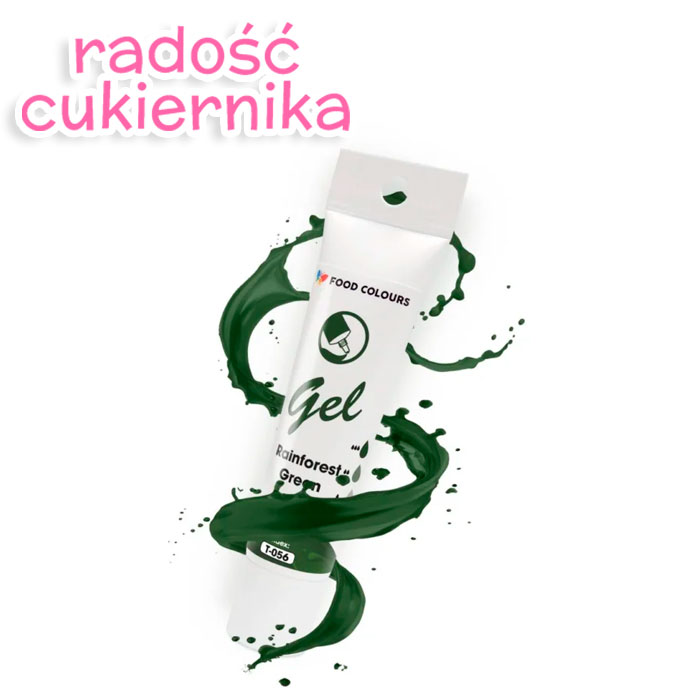 Barwnik spożywczy gel w tubce Food Colours Rainforest Green, 30 g 