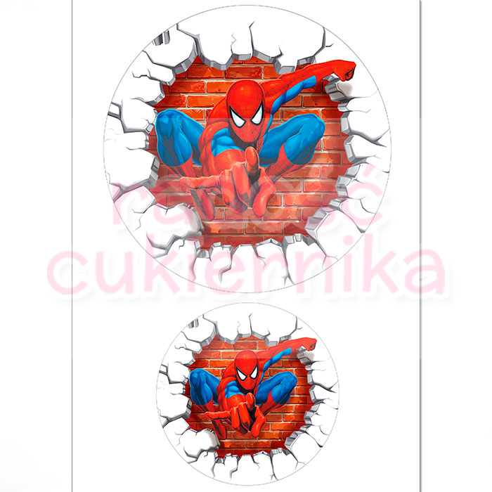 Opłatek na tort "Spiderman №4"  
