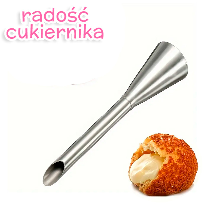 Tylka stal nierdzewna do napełniania, 7,6 cm 
