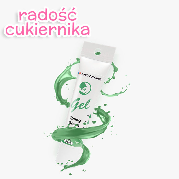 Barwnik spożywczy gel w tubce Food Colours spring green, 30 g 