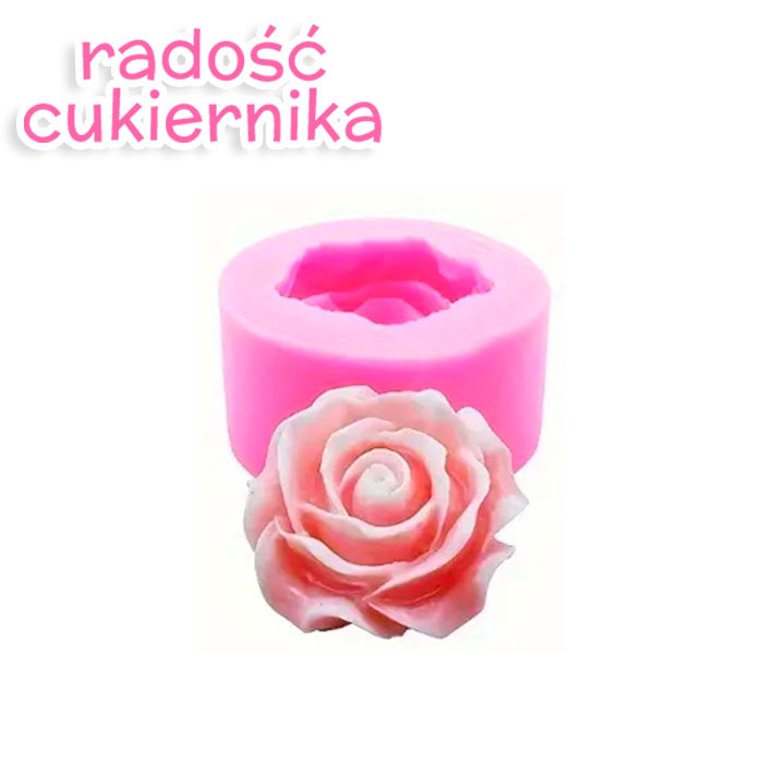 Forma silikonowa "Różyczka", 5,8 cm 