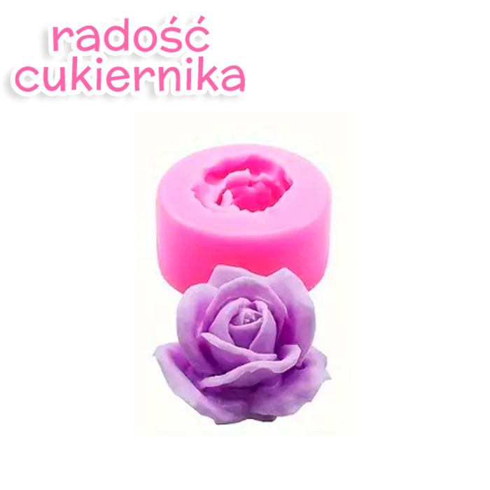 Forma silikonowa "Różyczka", 4,7 cm 