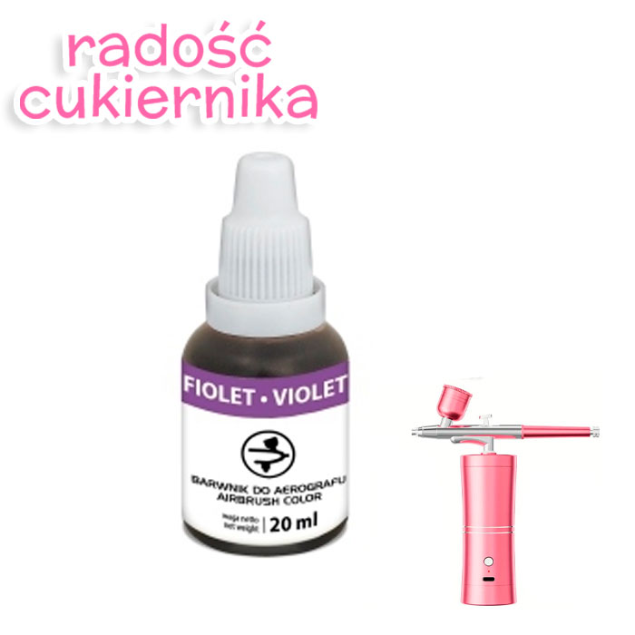 Barwnik spożywczy do aerografu "Food colours" fiolet 20 g 