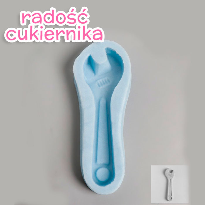 Forma silikonowa „Klucz płaski” 14,5 × 4,3 cm 