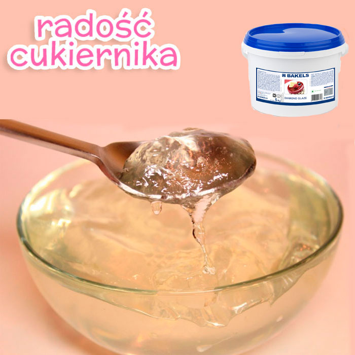 Żel dekoracyjny mirror glaze "Bakels" neutralny, 200 g 