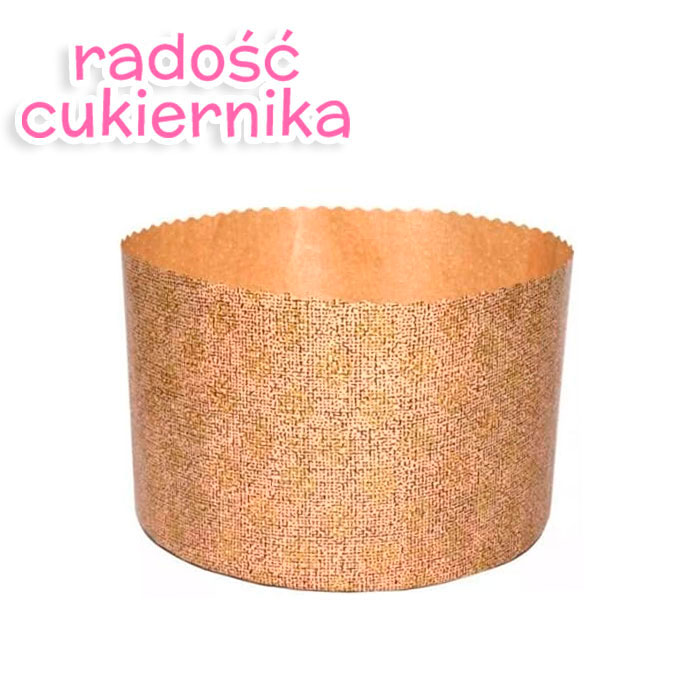 Foremka papierowa Panettone 7 x 5 cm 100 g, 1 szt 