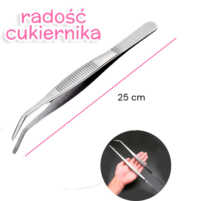 Pęseta kulinarna, 25 cm 