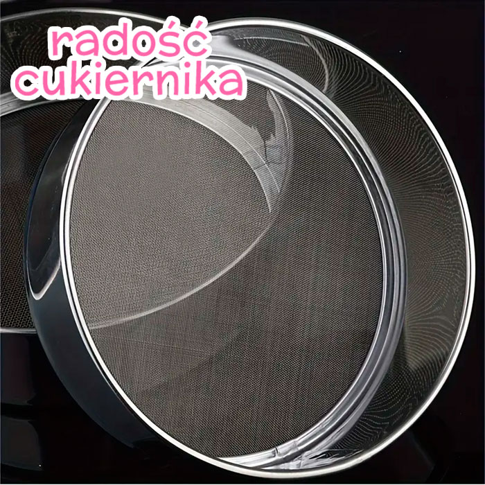 Sito kuchenne do mąki i cukier puder, d-20 cm 