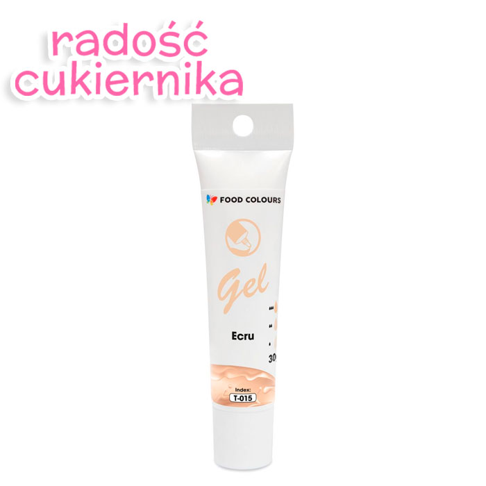 Barwnik spożywczy gel w tubce Food Colours ecru (beige), 30 g 