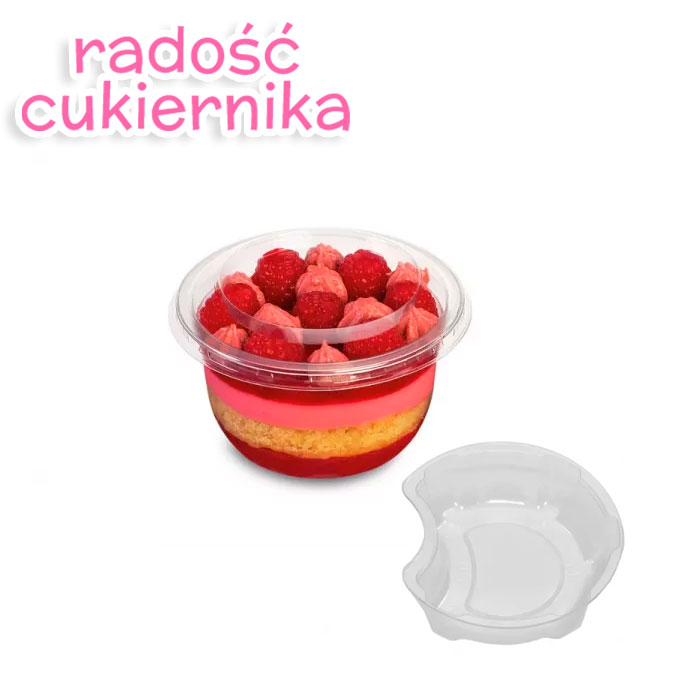 Pojemnik na deser 95mm 200ml z wkładką, 1szt 