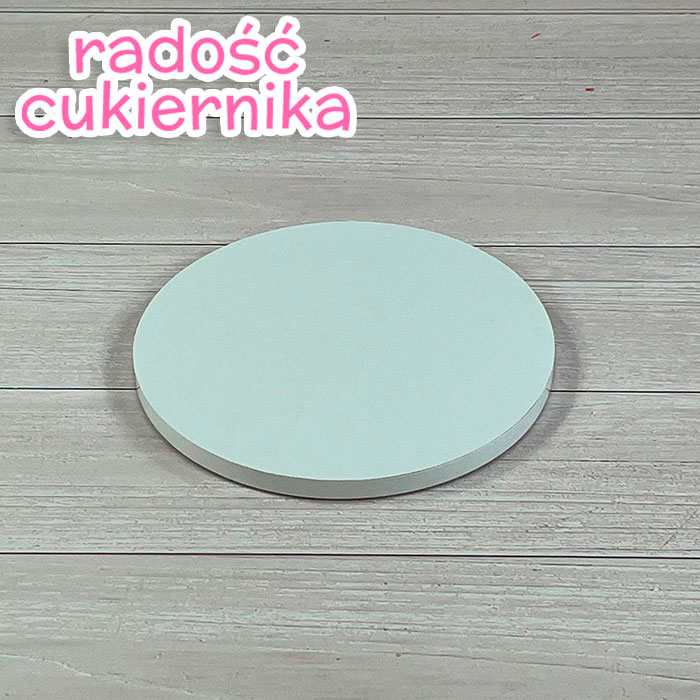  Podkład biały D300 mm h17 mm okrągły, 1 szt 