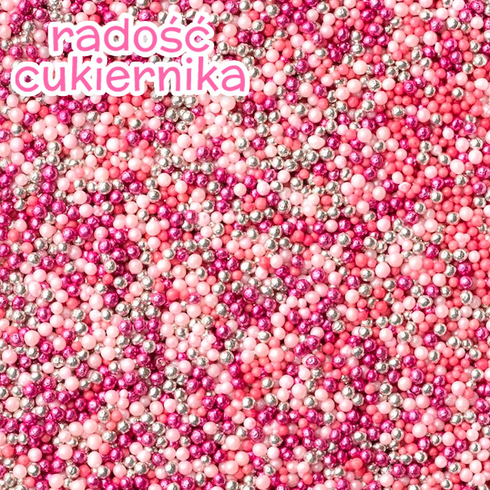 Posypka Mini mix jasnoróżowy, 50 g 