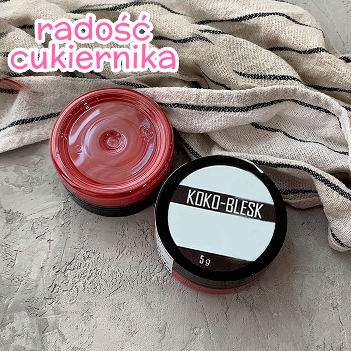 Gęsty pigment NEON Głęboki czerwony matowy, Koko-Blesk, 5 g 