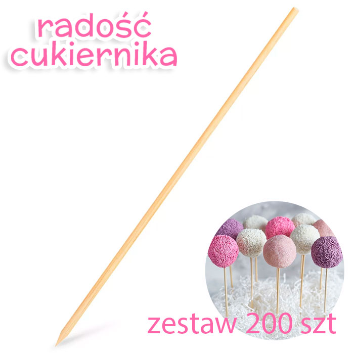 Bambusowe patyczki 15cm, 200szt. 