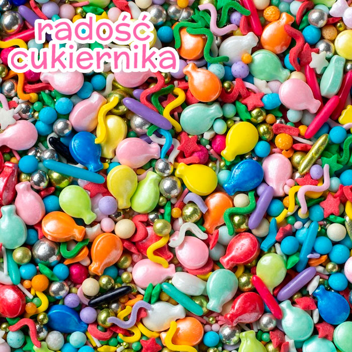 Posypka Mix przyjęcie urodzinowe, 50 g 