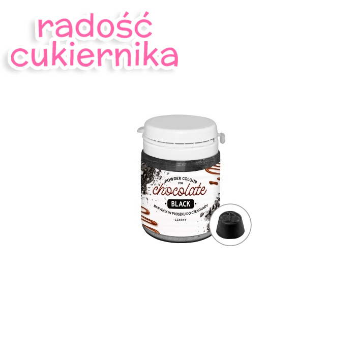 картинка Barwnik spożywczy do czekolady, 20g czarny  