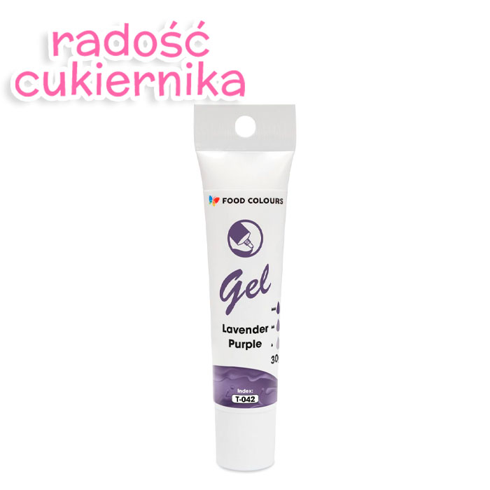 Barwnik spożywczy gel w tubce Food Colours lavender purple, 30 g 