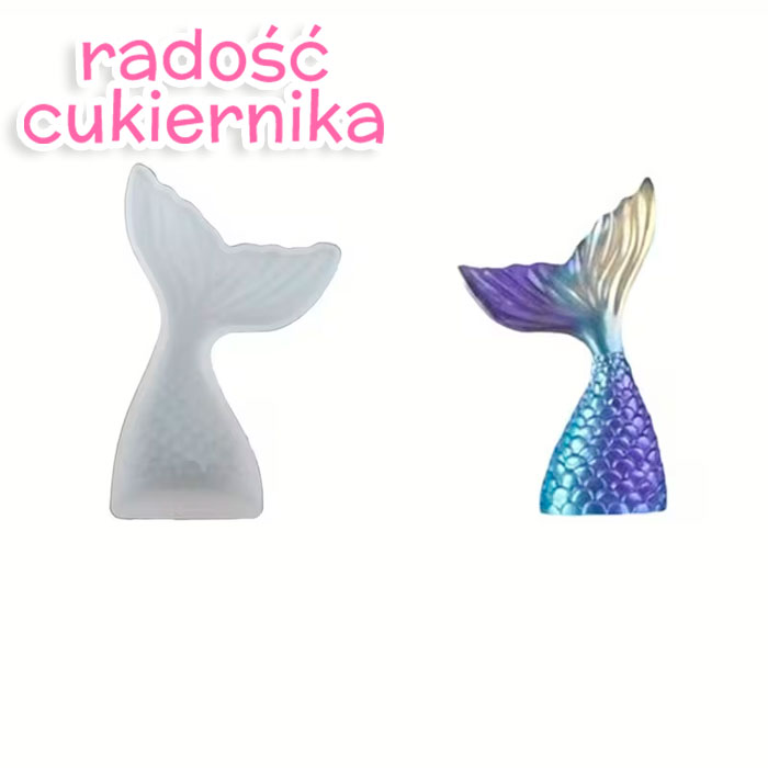 Forma silikonowa Ogon syreny 9 cm 