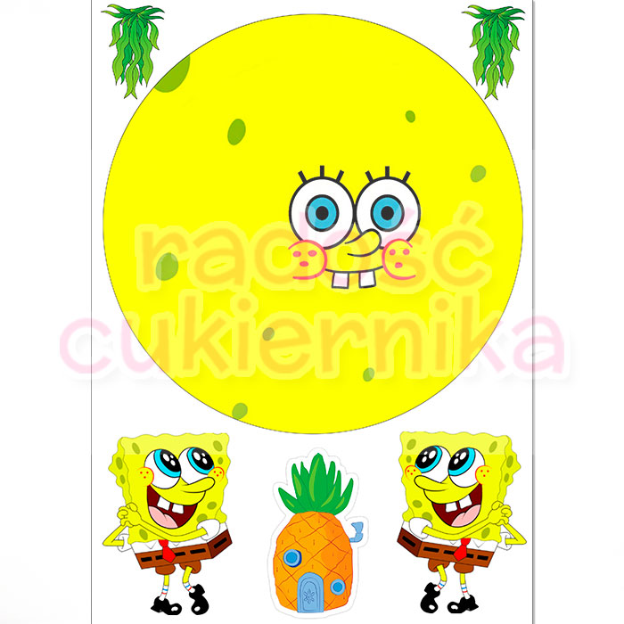 Opłatek na tort "SpongeBob №2"  