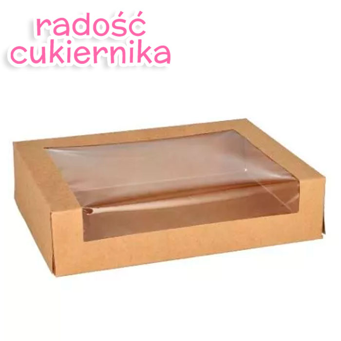 Pudełko na deser, 4,5 cm x19,5 cm x14 cm 