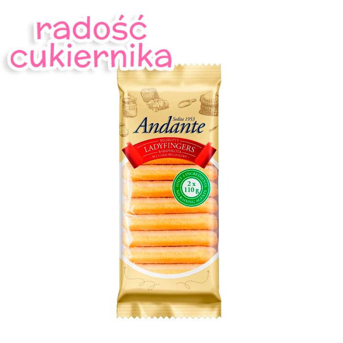 Biszkopty "Andante", 220 g 