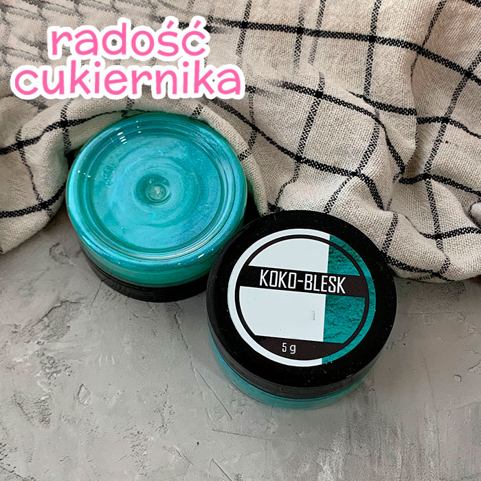 Gęsty kandyryn Turkusowy, Koko-Blesk, 5 g