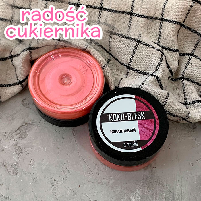 Gęsty kanduryn koralowo-różowy, Koko-Blesk, 5 g