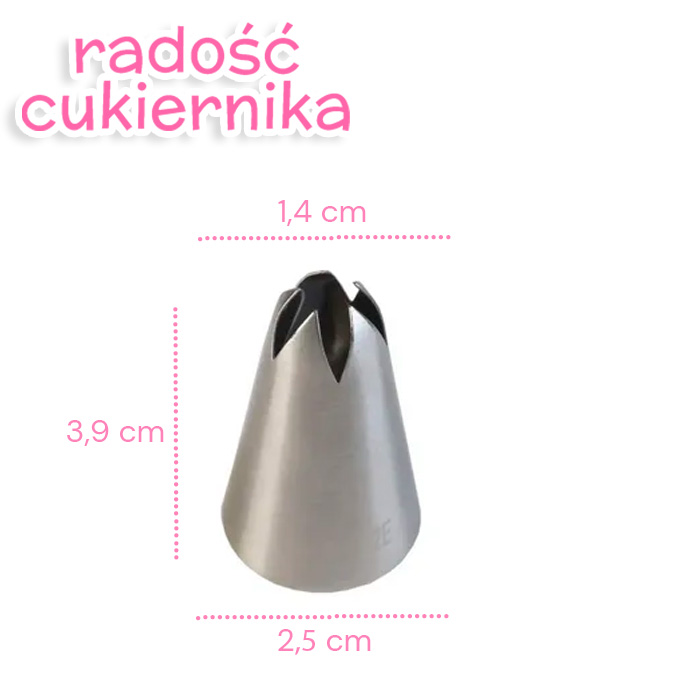 Tylka stal nierdzewna, 3,9 cm 