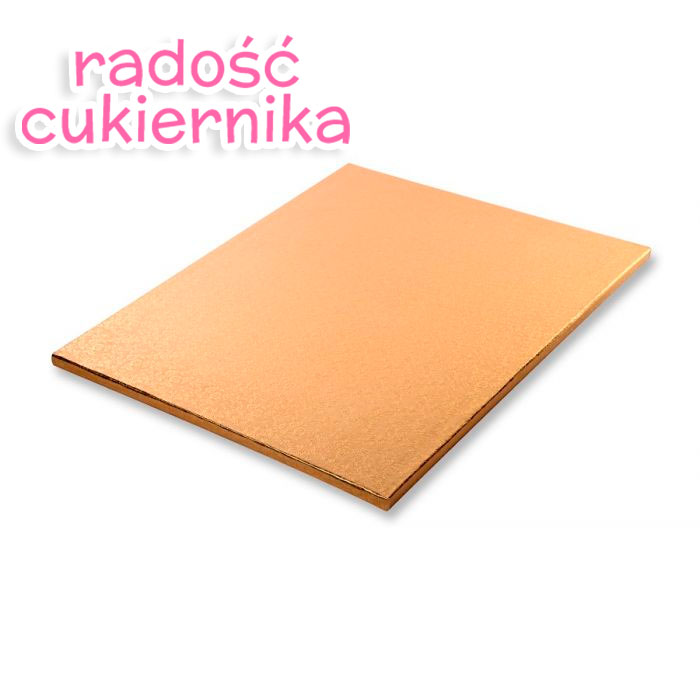  Podkład pod tort Modecor gruby złoty 30х40 cm, 1szt 