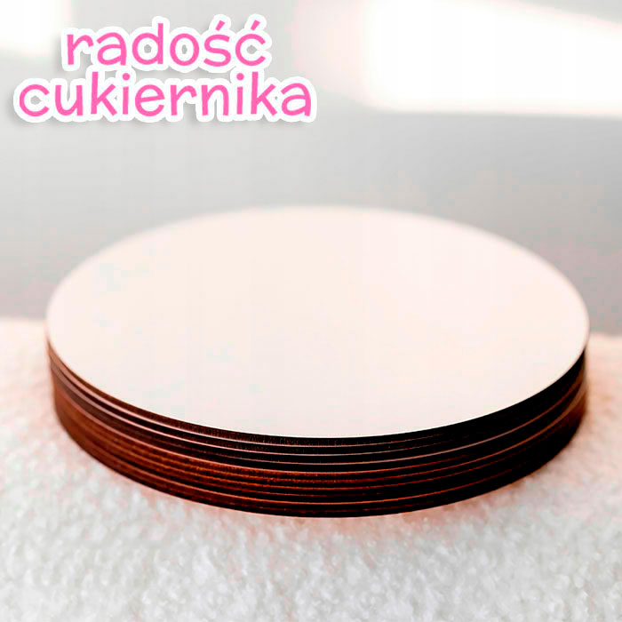  Podkład MDF do tortu 12 cm, 1szt 