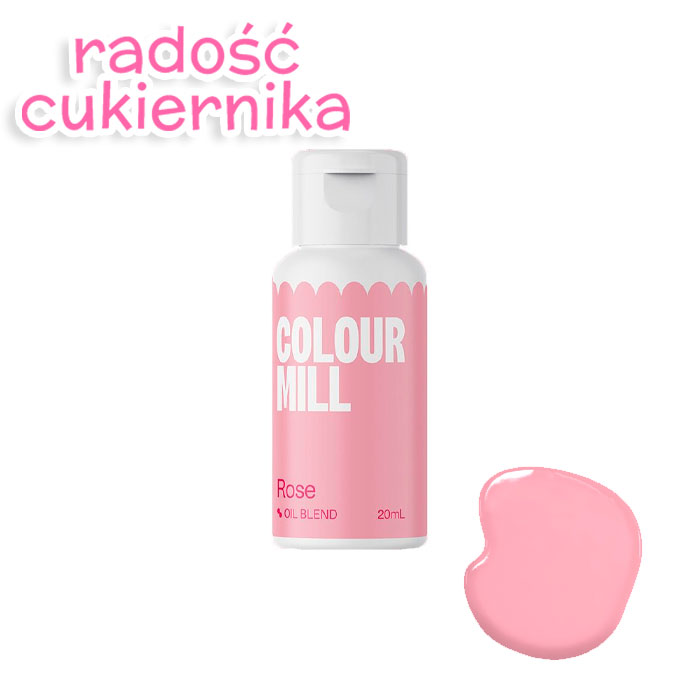 картинка Barwnik spożywczy olejowy Colour Mill Rose, 20 ml  