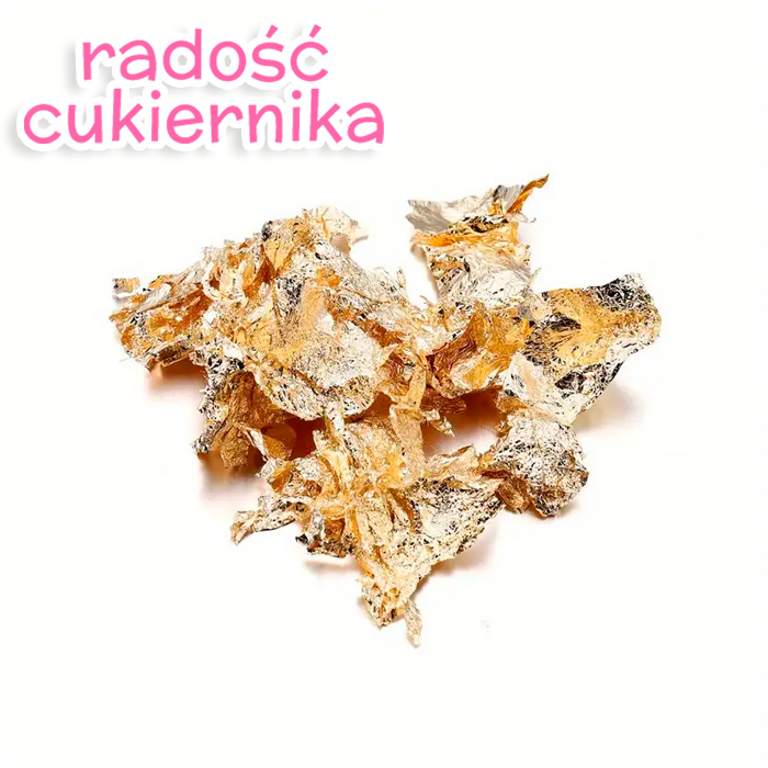 Płatki złota, 2 g (zdejmowana dekoracja)