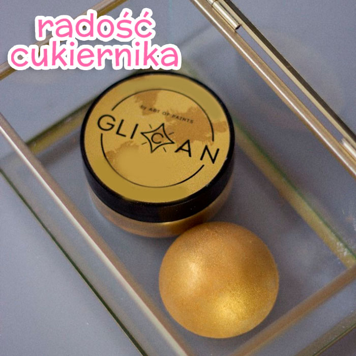 Gęsty kanduryn Glikan złoto piaskowe, 10 g