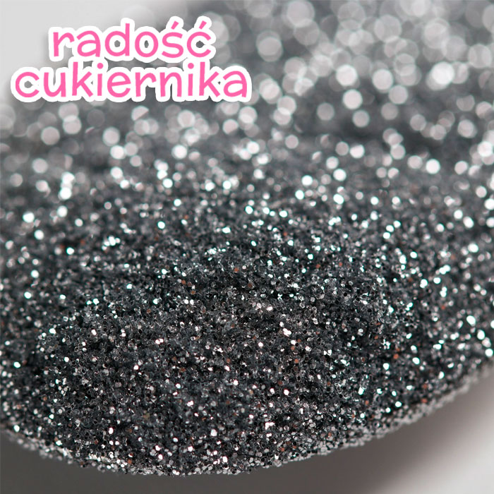 Brokat spożywczy drobnej frakcji, srebro, 5 gramów