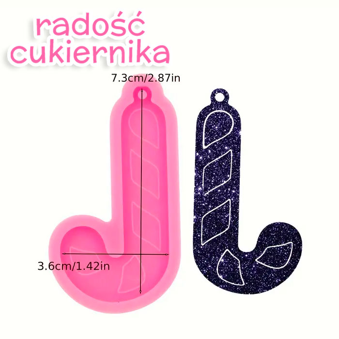 Forma silikonowa Lizak 7,8 cm 