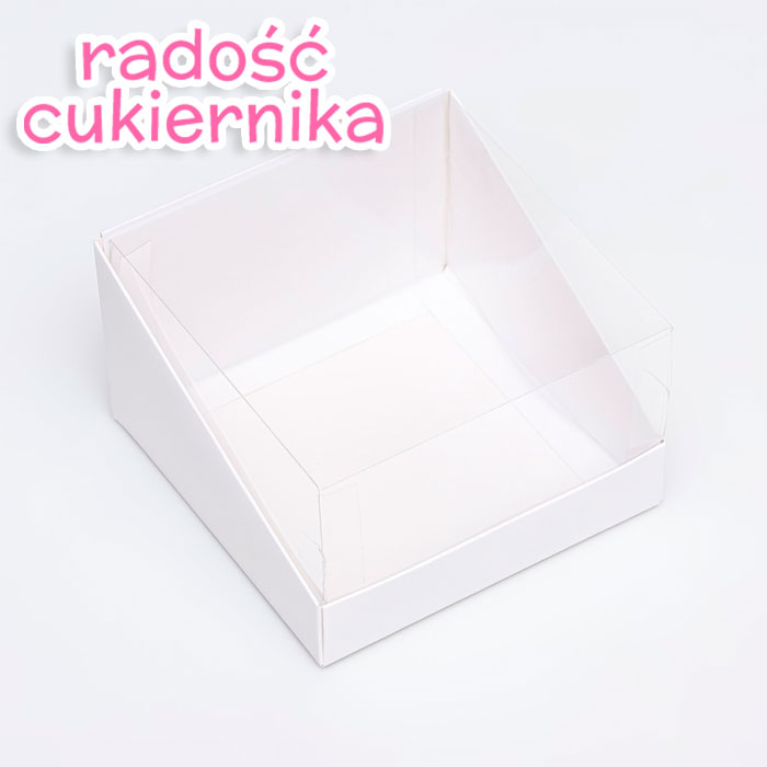 Pudełko na bento tort i inne desery 13x13x8,5 cm 