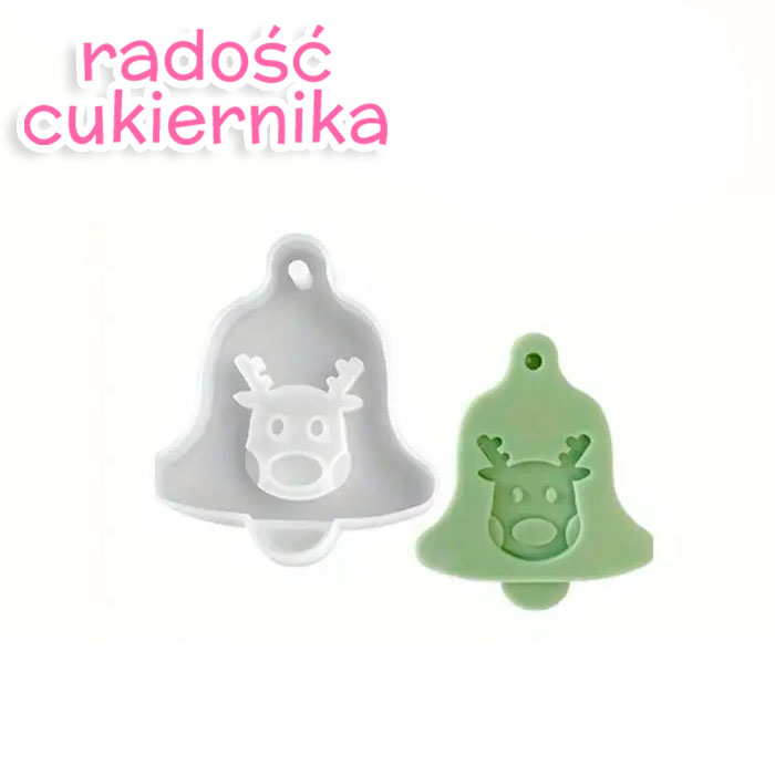 картинка Forma silikonowa Dzwoneczek Jelen 10 x 8,7 cm от магазина ЯРада