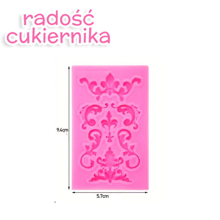 Forma silikonowa "Wzory", 10 х 6 cm 