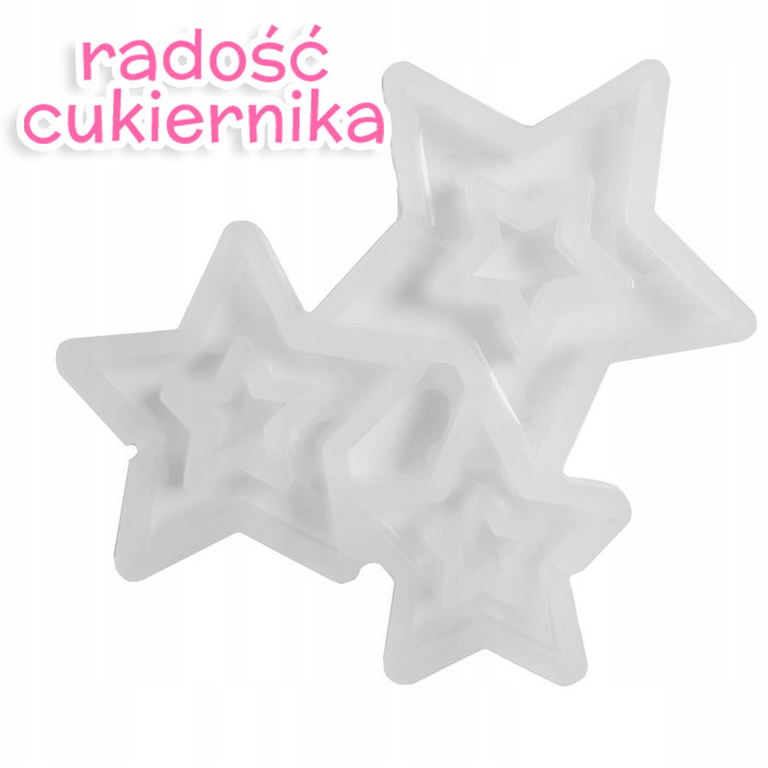 картинка Forma na lizaki Gwiazdy 3 gniazda от магазина ЯРада