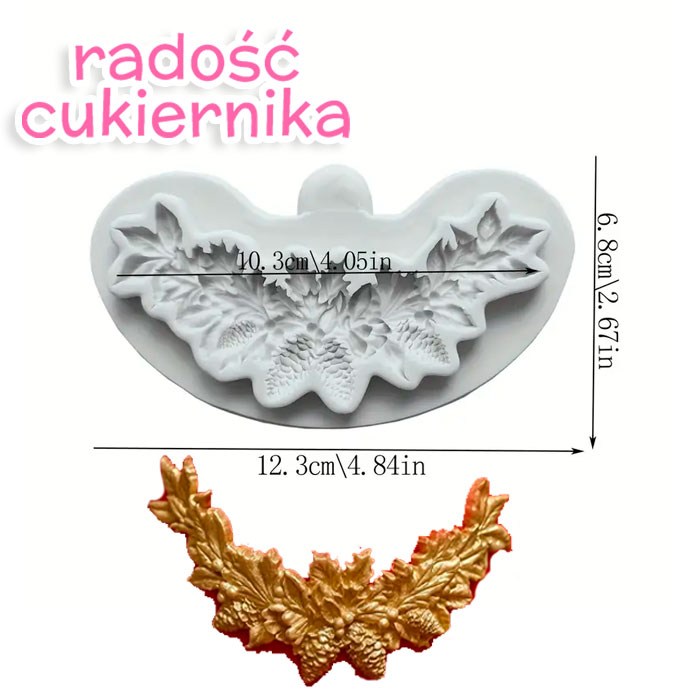 Forma silikonowa "Szyszki", 10,3 х 6 cm 