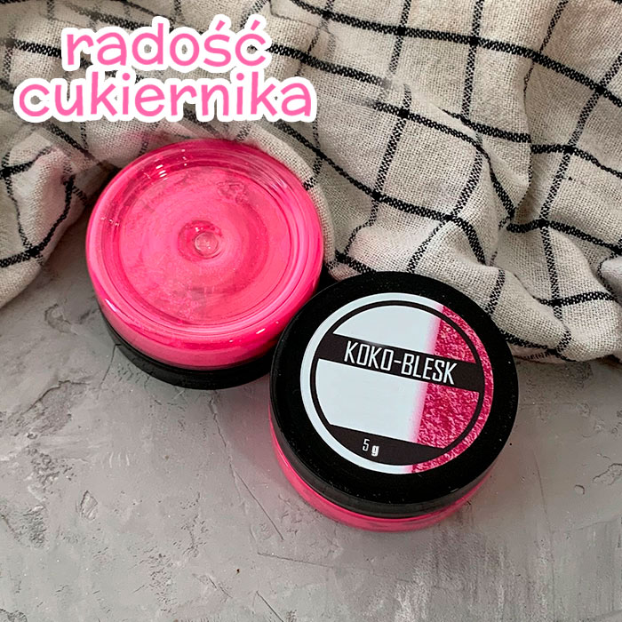 Gęsty pigment NEON fuksja, matowy Koko-Blesk, 5 g 