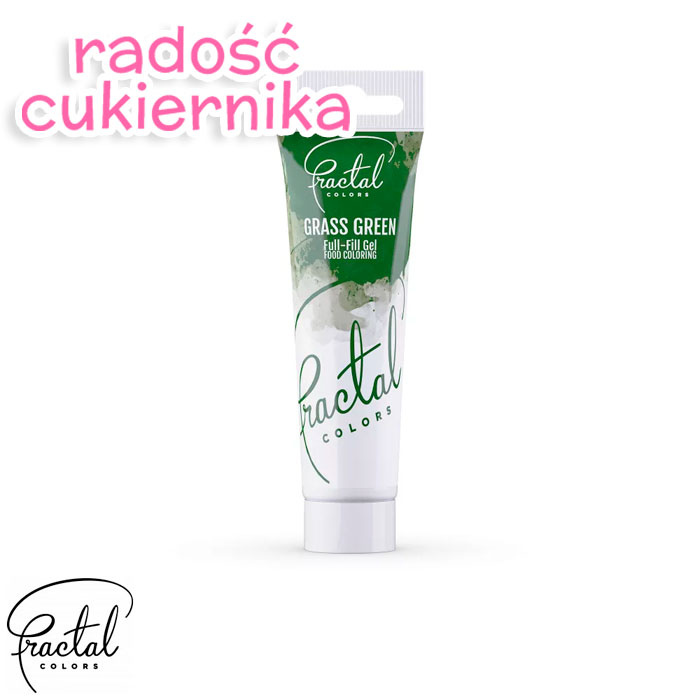 Barwnik spożywczy w żelu Fractal zielony 30 g 