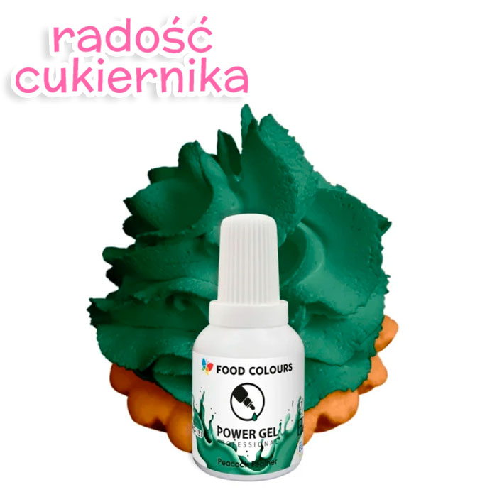 Barwnik w żelu Food Colours Power Gel 20 g turkusowy 
