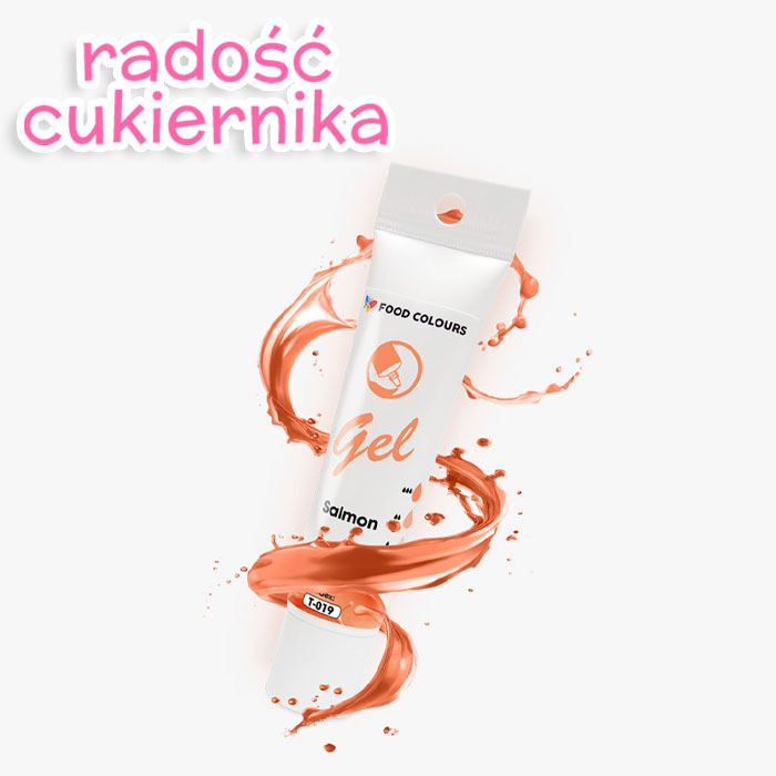 Barwnik spożywczy gel w tubce Food Colours salmon, 30 g 
