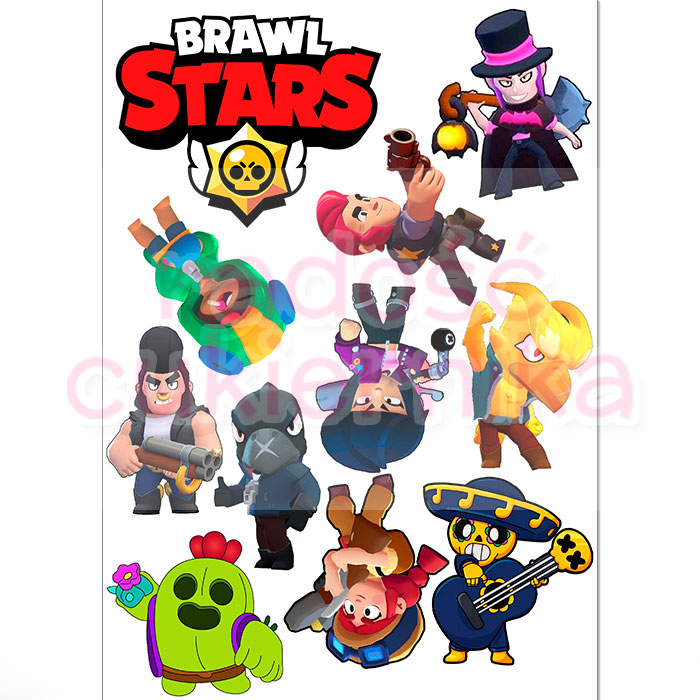 Opłatek na tort "Brawl Stars №5"  