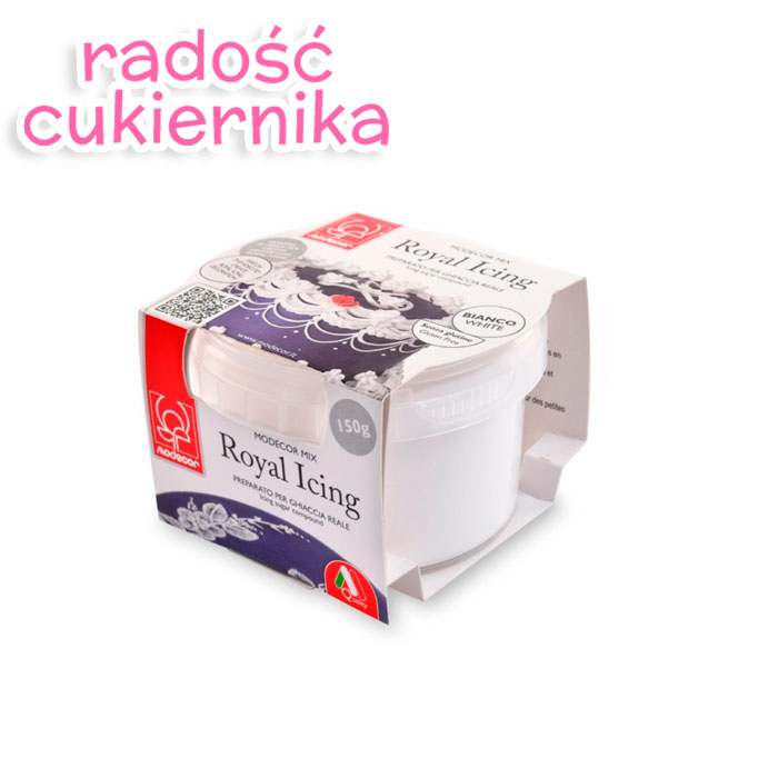 Lukier królewski w proszku Royal Icing Modecor, 150g  