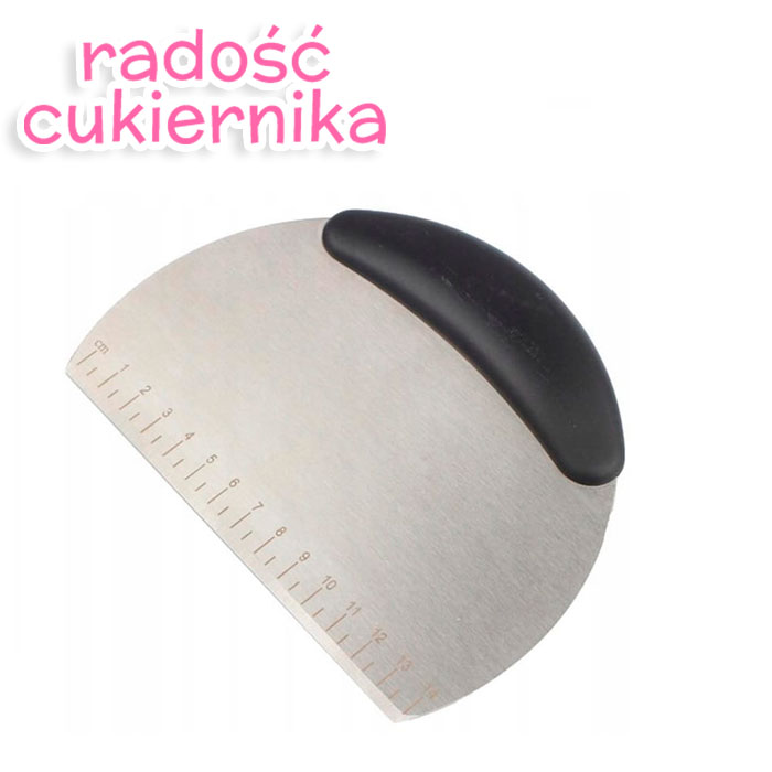 Skrobka ze stali nierdzewnej 14 cm z podziałką 